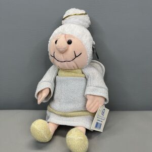 Vintage Princess Soft Toys Granny Angel Plush Doll 12" Gold Halo 2001 Lovey